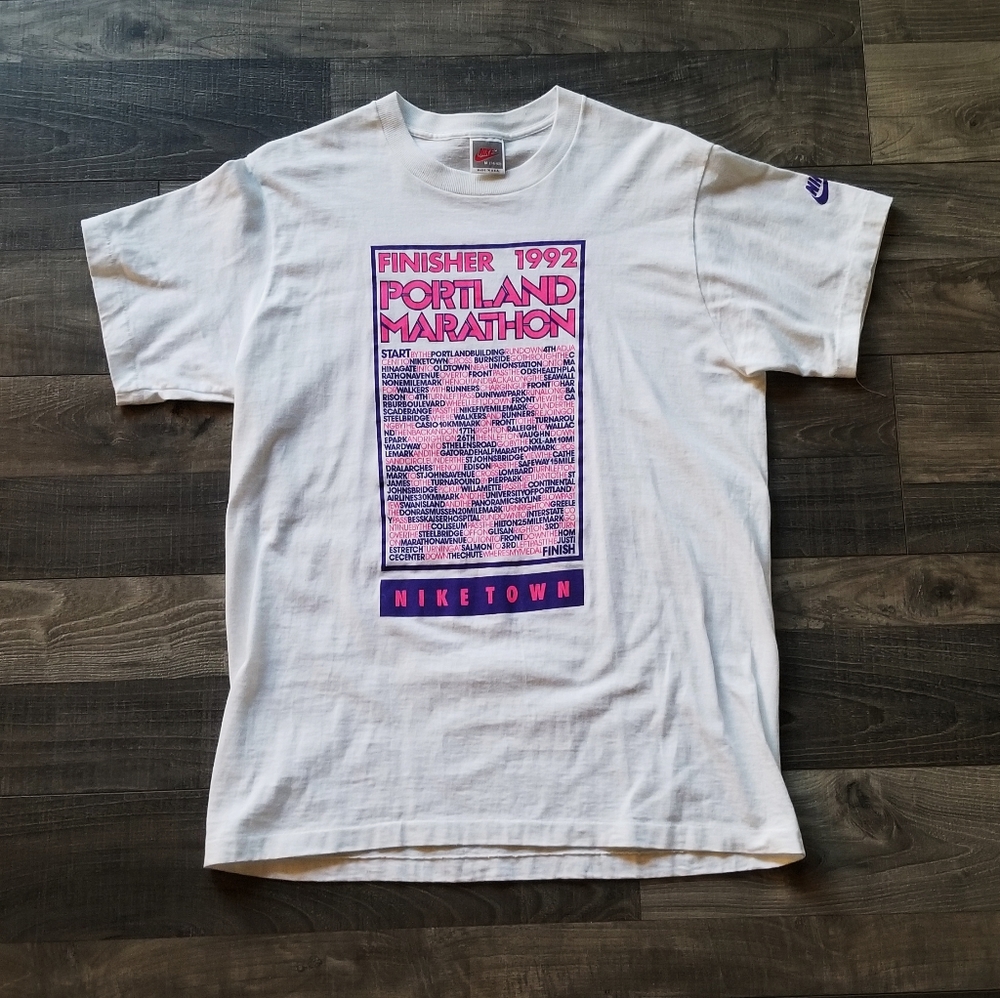Vintage Nike Portland Marathon Tee